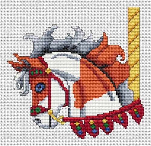 (image for) Sorrel Carousel Horse Head